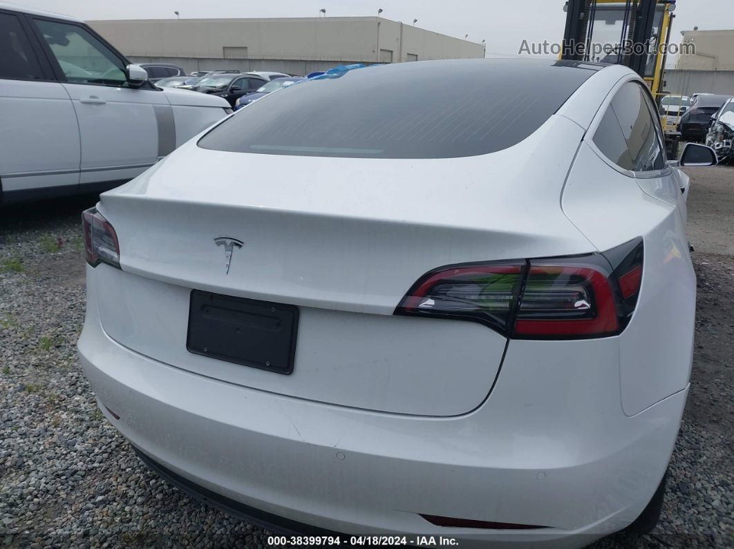 2020 Tesla Model 3 Standard Range Plus Rear-wheel Drive/standard Range Rear-wheel Drive White vin: 5YJ3E1EA6LF747436