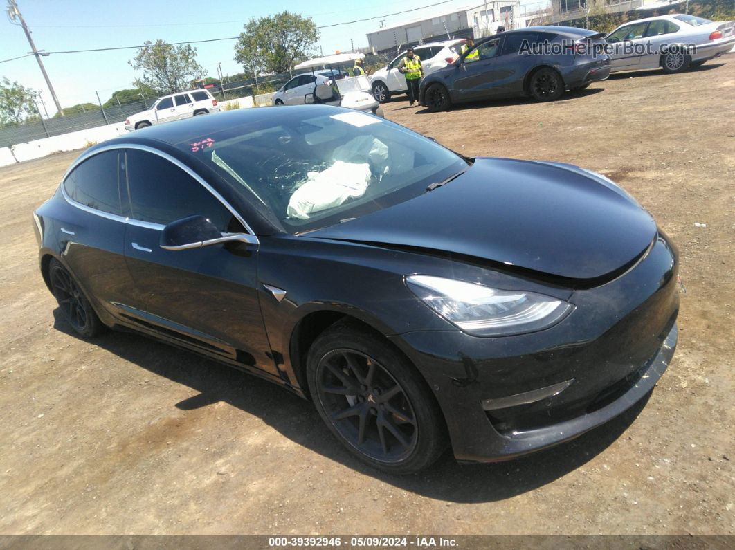 2020 Tesla Model 3 Standard Range Plus Rear-wheel Drive/standard Range Rear-wheel Drive Black vin: 5YJ3E1EA6LF803360