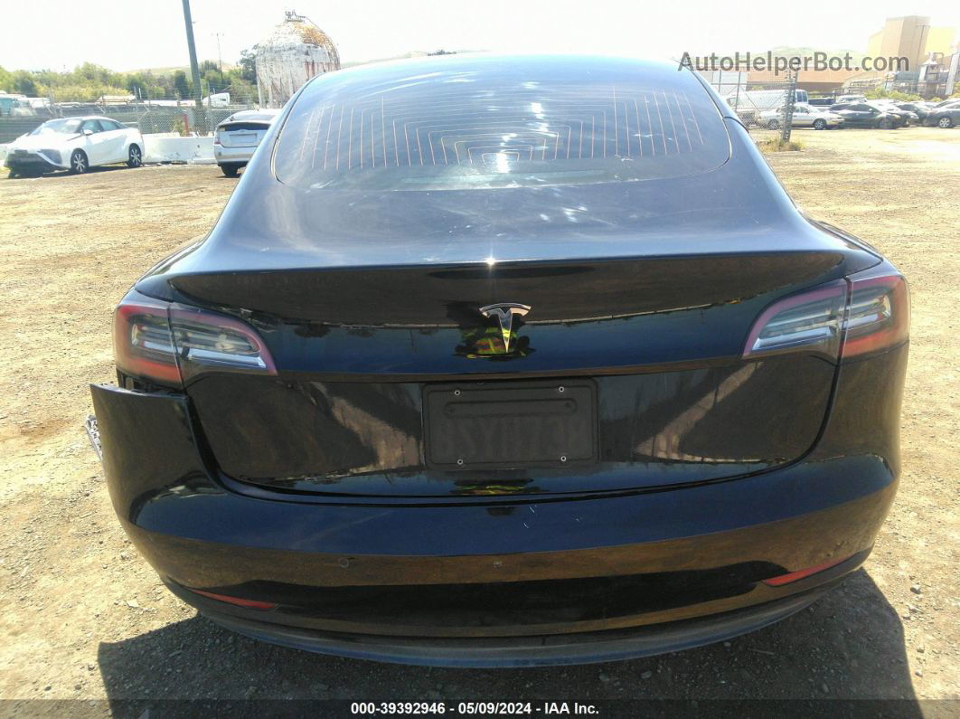 2020 Tesla Model 3 Standard Range Plus Rear-wheel Drive/standard Range Rear-wheel Drive Black vin: 5YJ3E1EA6LF803360