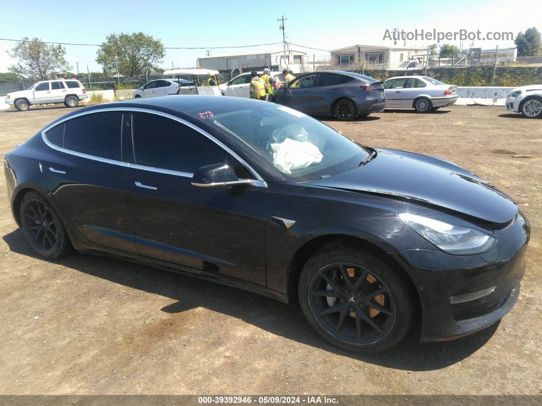 2020 Tesla Model 3 Standard Range Plus Rear-wheel Drive/standard Range Rear-wheel Drive Black vin: 5YJ3E1EA6LF803360