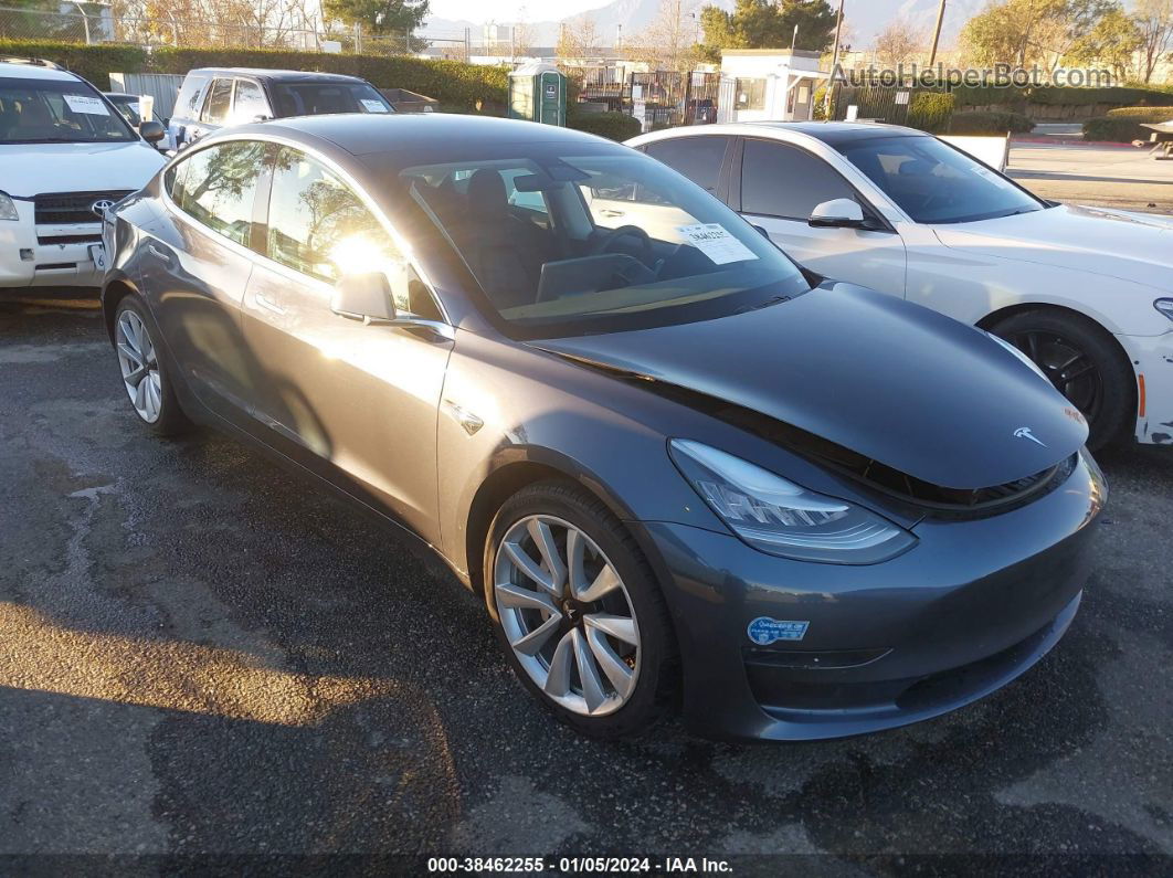 2020 Tesla Model 3 Standard Range Plus Rear-wheel Drive/standard Range Rear-wheel Drive Gray vin: 5YJ3E1EA6LF806162