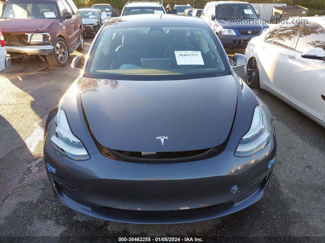 2020 Tesla Model 3 Standard Range Plus Rear-wheel Drive/standard Range Rear-wheel Drive Gray vin: 5YJ3E1EA6LF806162