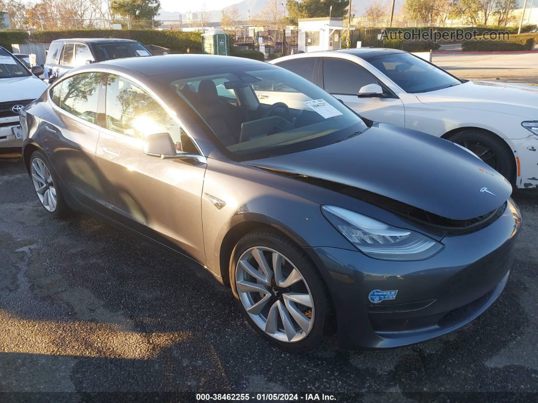 2020 Tesla Model 3 Standard Range Plus Rear-wheel Drive/standard Range Rear-wheel Drive Gray vin: 5YJ3E1EA6LF806162