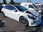2021 Tesla Model 3 Standard Range Plus Rear-wheel Drive White vin: 5YJ3E1EA6MF000680