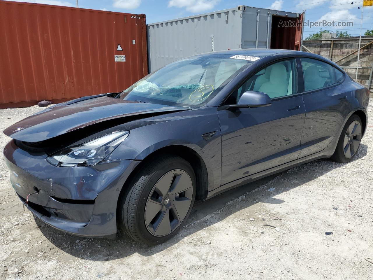 2021 Tesla Model 3  Charcoal vin: 5YJ3E1EA6MF025840