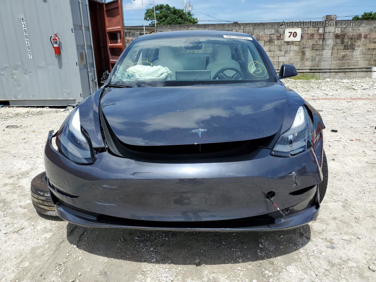 2021 Tesla Model 3  Charcoal vin: 5YJ3E1EA6MF025840