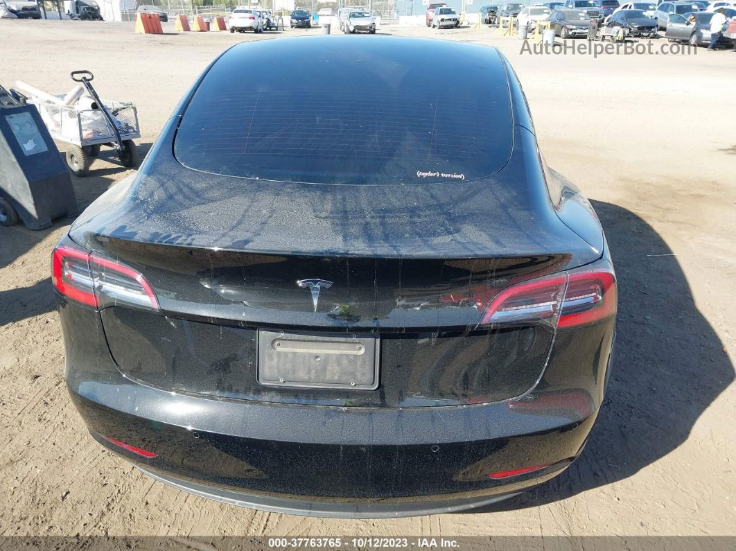 2021 Tesla Model 3 Standard Range Plus Rear-wheel Drive Черный vin: 5YJ3E1EA6MF030231