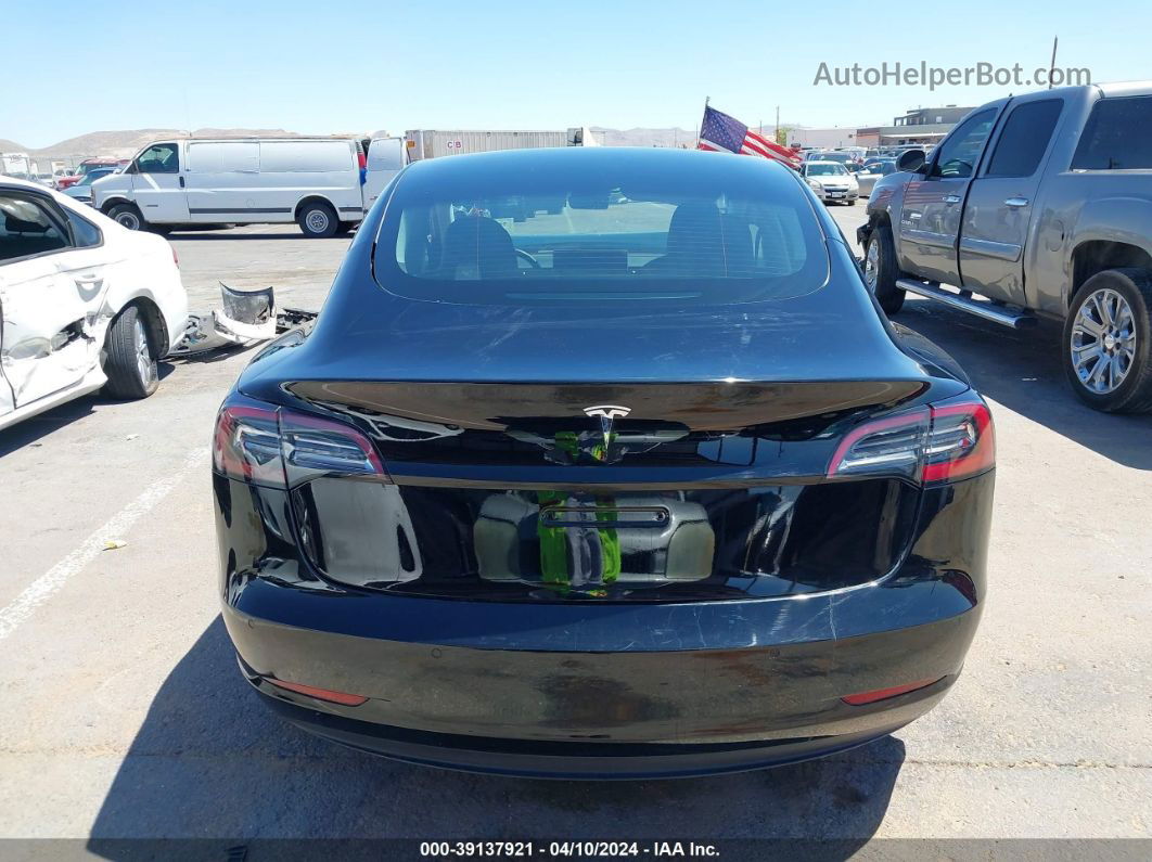 2021 Tesla Model 3 Standard Range Plus Rear-wheel Drive Black vin: 5YJ3E1EA6MF031587