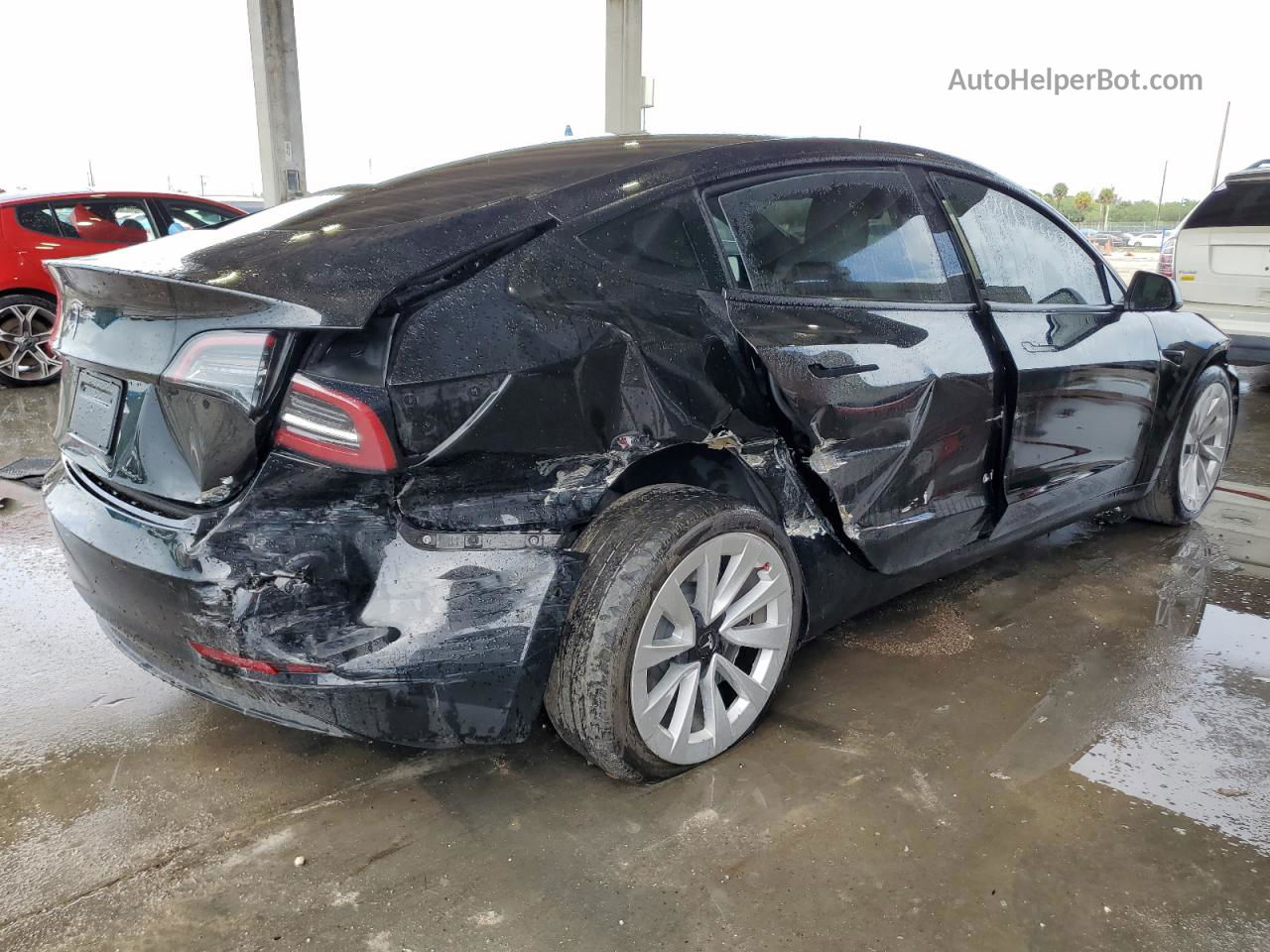 2021 Tesla Model 3  Black vin: 5YJ3E1EA6MF032125