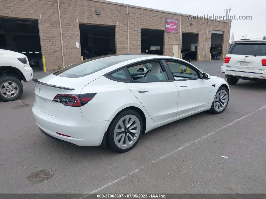 2021 Tesla Model 3 Standard Range Plus Белый vin: 5YJ3E1EA6MF074164