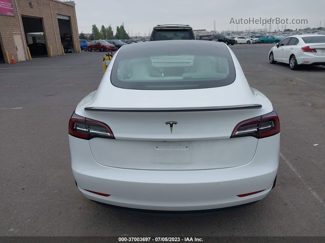 2021 Tesla Model 3 Standard Range Plus Белый vin: 5YJ3E1EA6MF074164