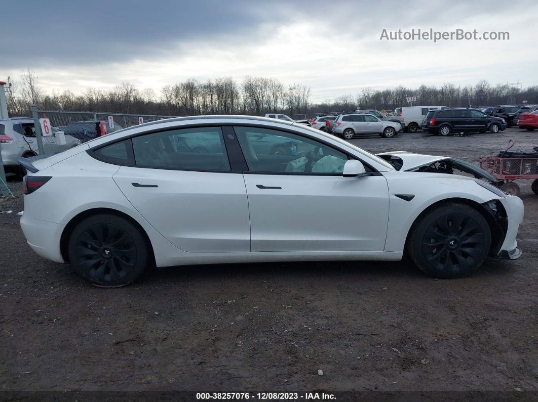 2021 Tesla Model 3 Standard Range Plus Rear-wheel Drive White vin: 5YJ3E1EA6MF982193