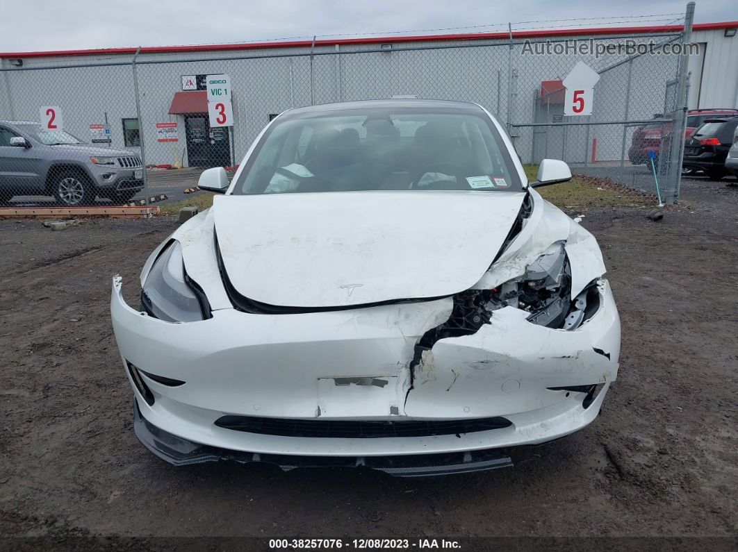 2021 Tesla Model 3 Standard Range Plus Rear-wheel Drive White vin: 5YJ3E1EA6MF982193