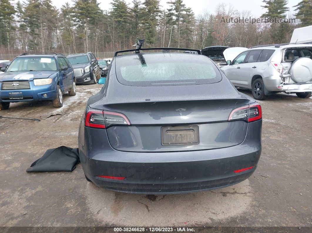 2021 Tesla Model 3 Standard Range Plus Rear-wheel Drive Gray vin: 5YJ3E1EA6MF985398