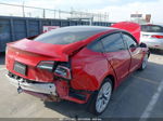 2021 Tesla Model 3 Standard Range Plus Rear-wheel Drive Red vin: 5YJ3E1EA6MF995171