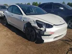 2022 Tesla Model 3  White vin: 5YJ3E1EA6NF101722