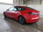 2022 Tesla Model 3  Red vin: 5YJ3E1EA6NF186206