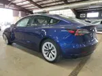 2022 Tesla Model 3  Blue vin: 5YJ3E1EA6NF187839