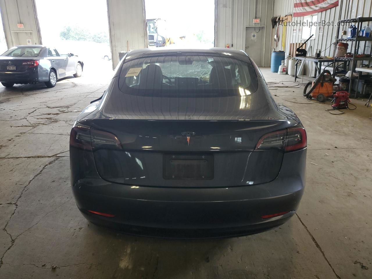 2022 Tesla Model 3  Gray vin: 5YJ3E1EA6NF188683