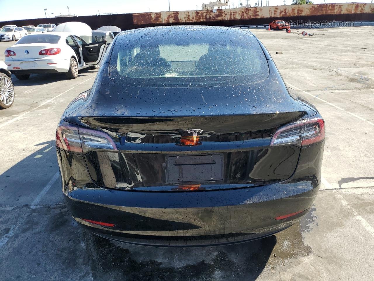 2022 Tesla Model 3  Black vin: 5YJ3E1EA6NF287567