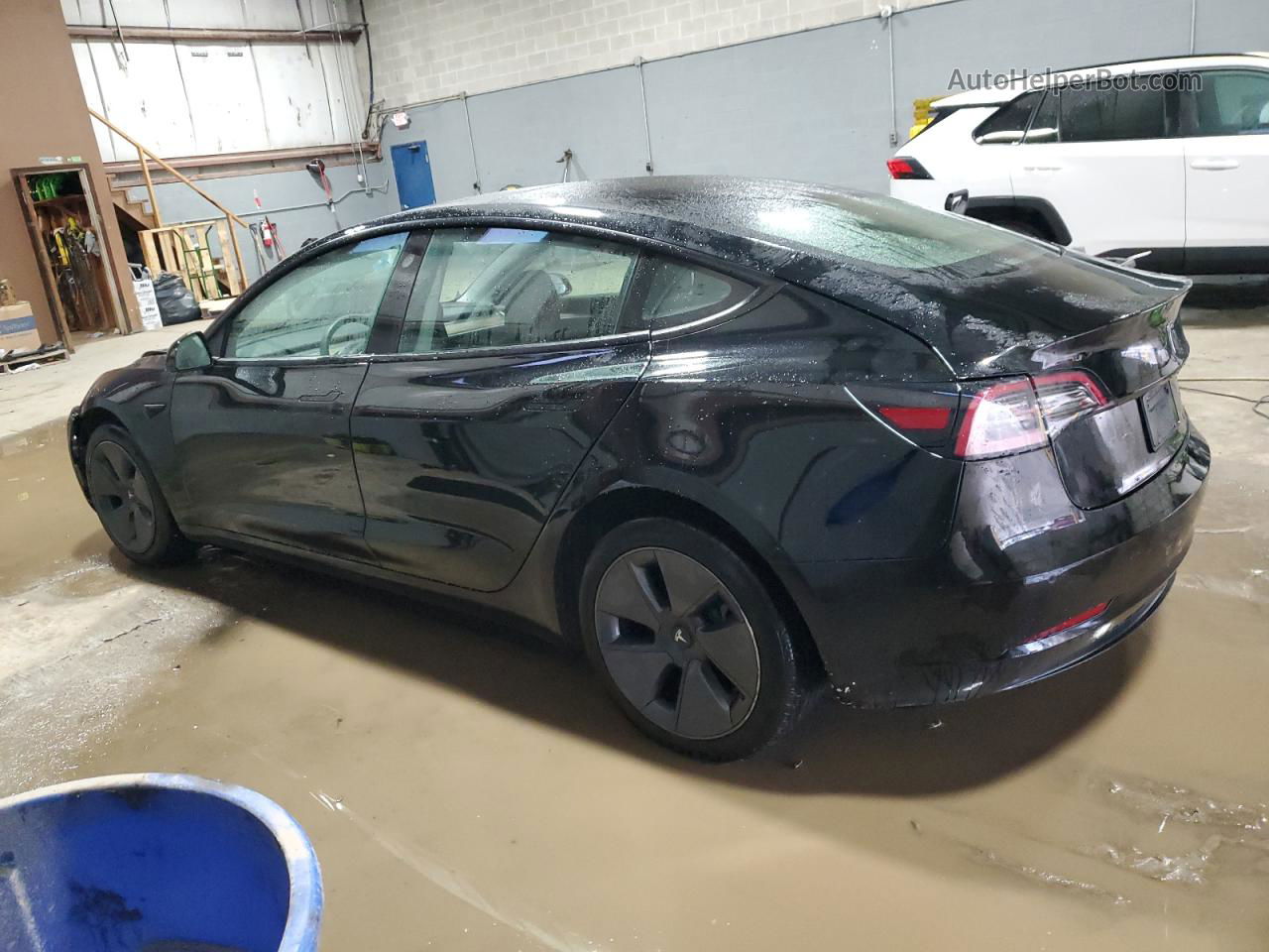 2022 Tesla Model 3  Black vin: 5YJ3E1EA6NF288850