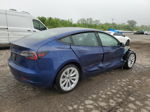 2022 Tesla Model 3  Синий vin: 5YJ3E1EA6NF368925