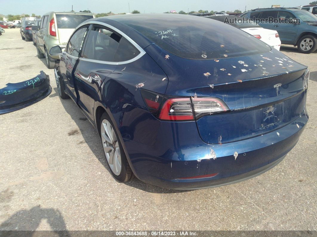 2018 Tesla Model 3 Range Battery Синий vin: 5YJ3E1EA7JF006354