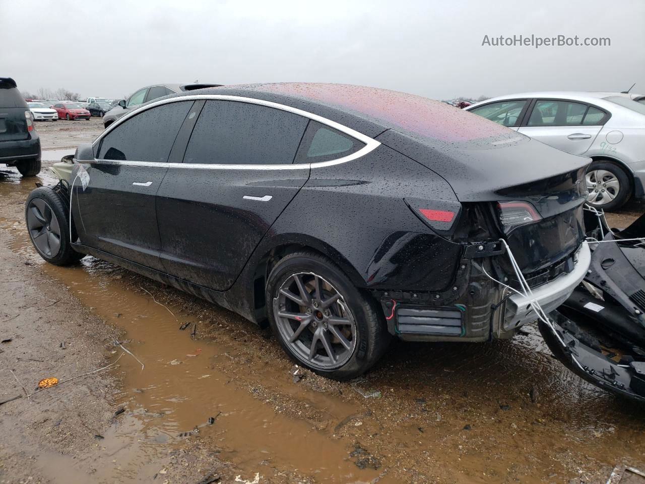 2018 Tesla Model 3  Black vin: 5YJ3E1EA7JF006726