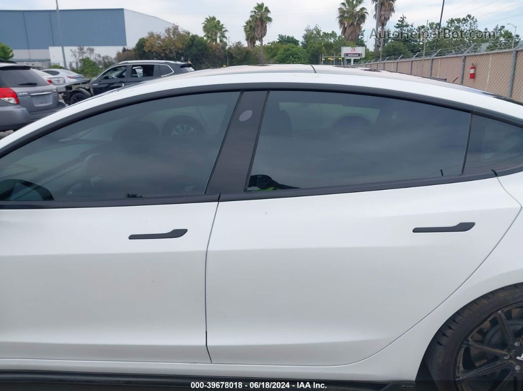 2018 Tesla Model 3 Long Range/mid Range White vin: 5YJ3E1EA7JF007584