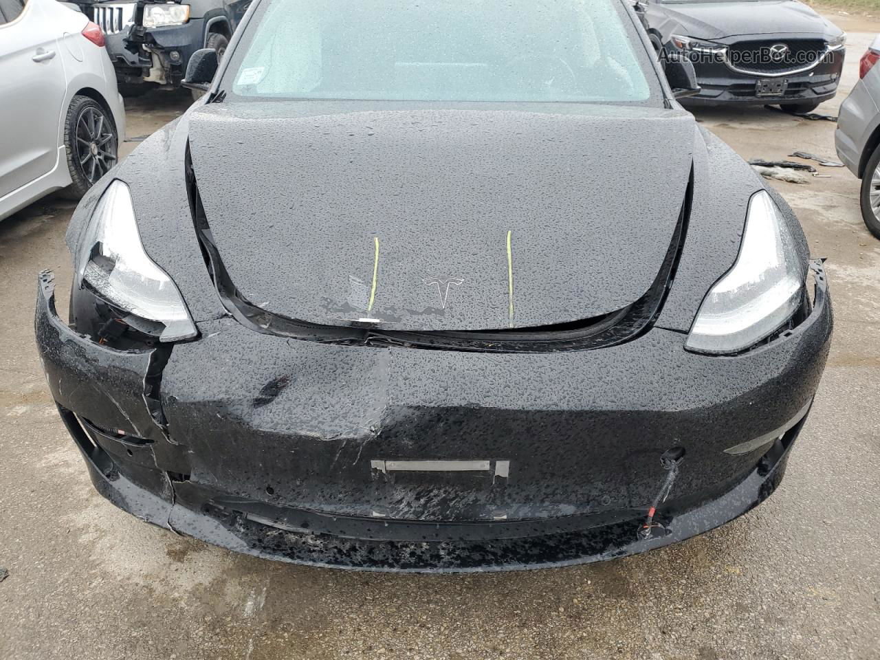 2018 Tesla Model 3  Black vin: 5YJ3E1EA7JF014972