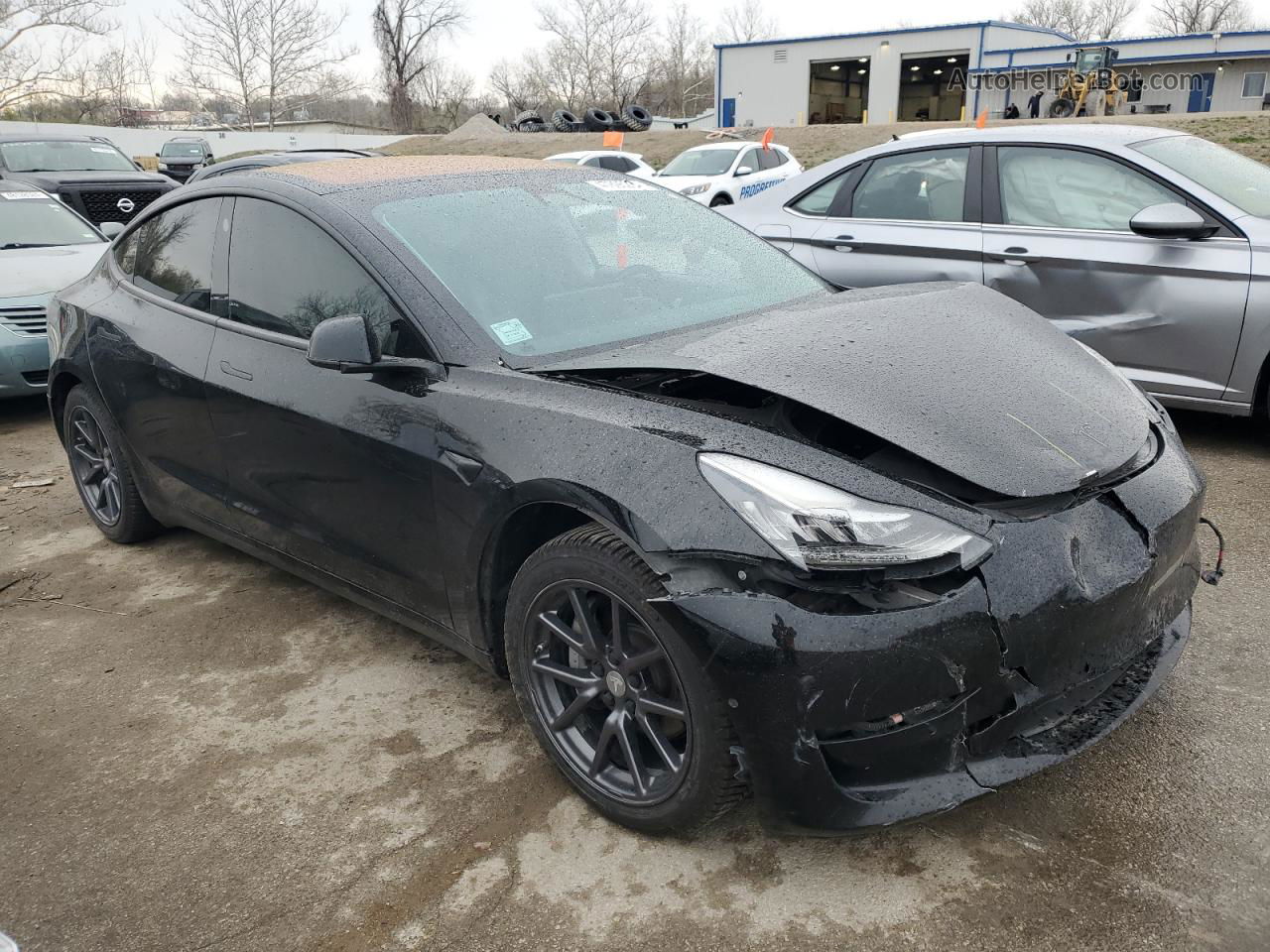 2018 Tesla Model 3  Black vin: 5YJ3E1EA7JF014972