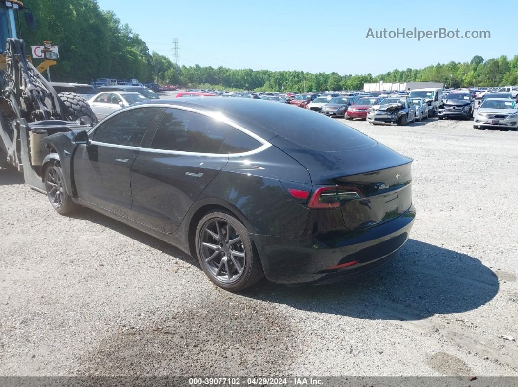 2018 Tesla Model 3 Long Range/mid Range Black vin: 5YJ3E1EA7JF023591