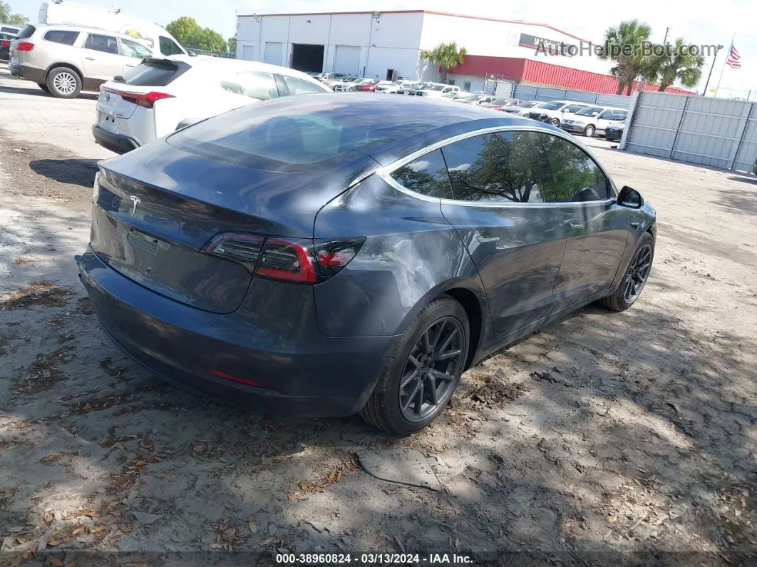 2018 Tesla Model 3 Long Range/mid Range Gray vin: 5YJ3E1EA7JF028080