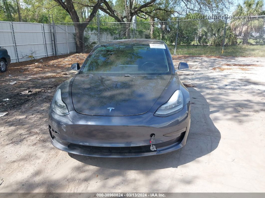 2018 Tesla Model 3 Long Range/mid Range Gray vin: 5YJ3E1EA7JF028080