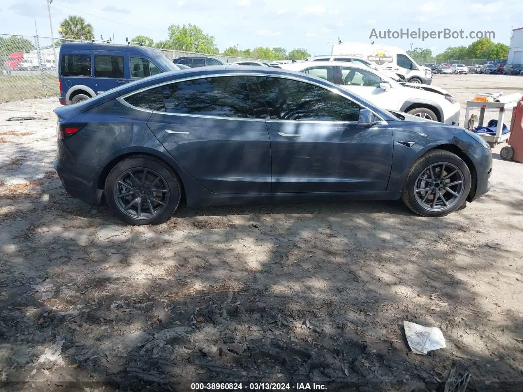 2018 Tesla Model 3 Long Range/mid Range Gray vin: 5YJ3E1EA7JF028080