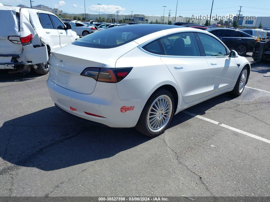 2018 Tesla Model 3 Long Range/mid Range White vin: 5YJ3E1EA7JF042934