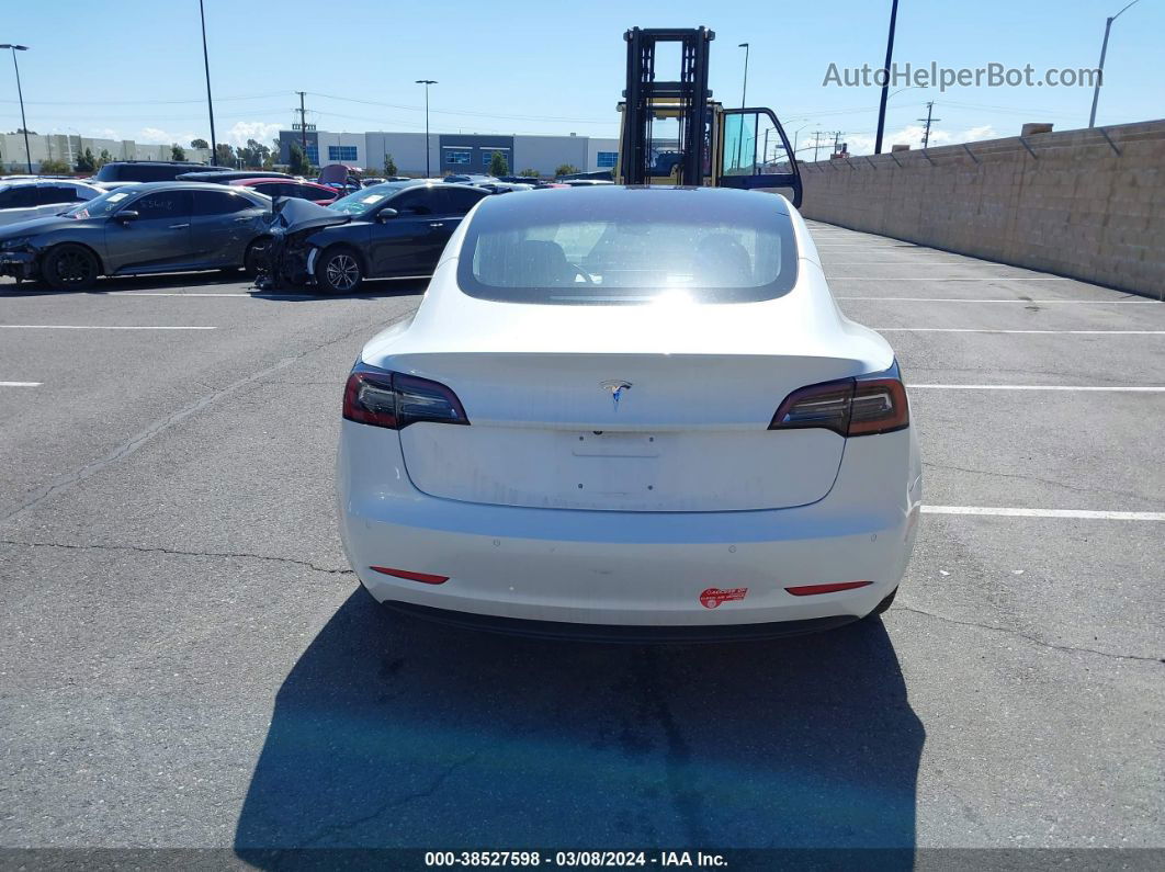 2018 Tesla Model 3 Long Range/mid Range White vin: 5YJ3E1EA7JF042934