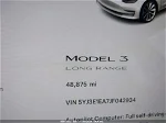 2018 Tesla Model 3 Long Range/mid Range White vin: 5YJ3E1EA7JF042934