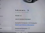 2018 Tesla Model 3 Range Battery Белый vin: 5YJ3E1EA7JF053657