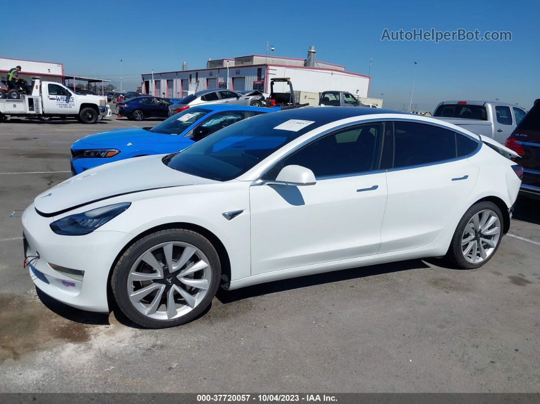 2018 Tesla Model 3 Range Battery Белый vin: 5YJ3E1EA7JF053657