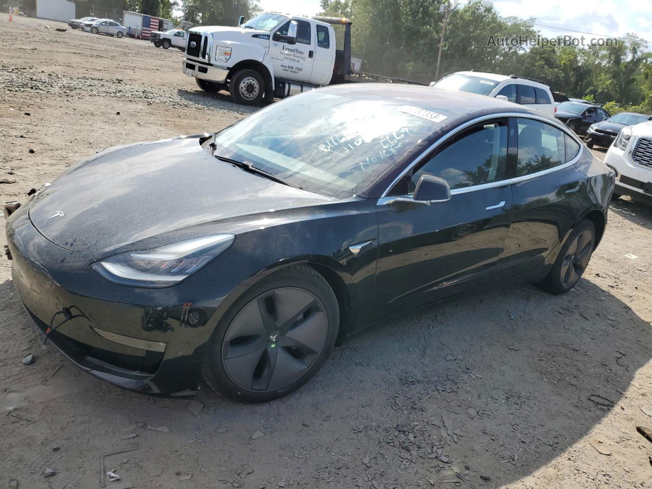 2018 Tesla Model 3  Black vin: 5YJ3E1EA7JF056669