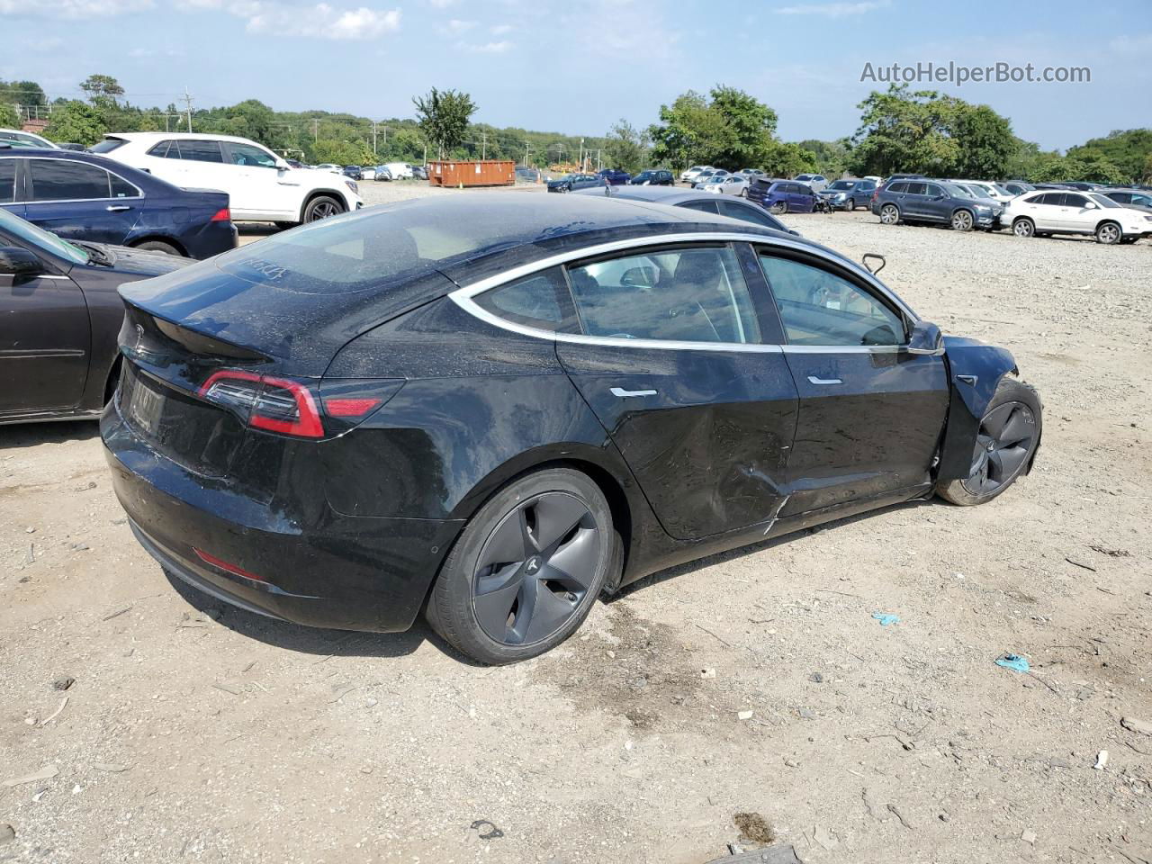 2018 Tesla Model 3  Black vin: 5YJ3E1EA7JF056669