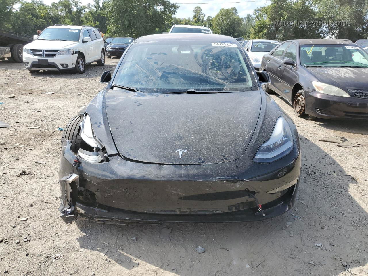 2018 Tesla Model 3  Black vin: 5YJ3E1EA7JF056669