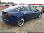 2018 Tesla Model 3 Mid Range/long Range Blue vin: 5YJ3E1EA7JF059877