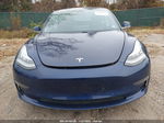 2018 Tesla Model 3 Mid Range/long Range Blue vin: 5YJ3E1EA7JF059877