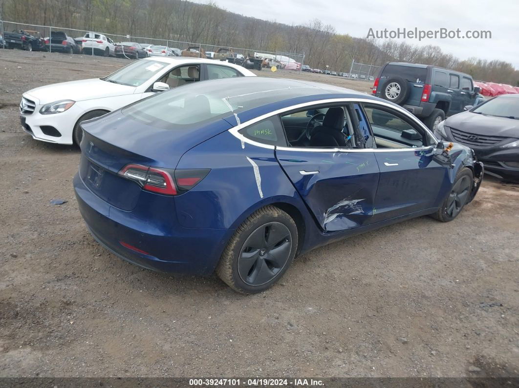 2018 Tesla Model 3 Long Range/mid Range Синий vin: 5YJ3E1EA7JF077893