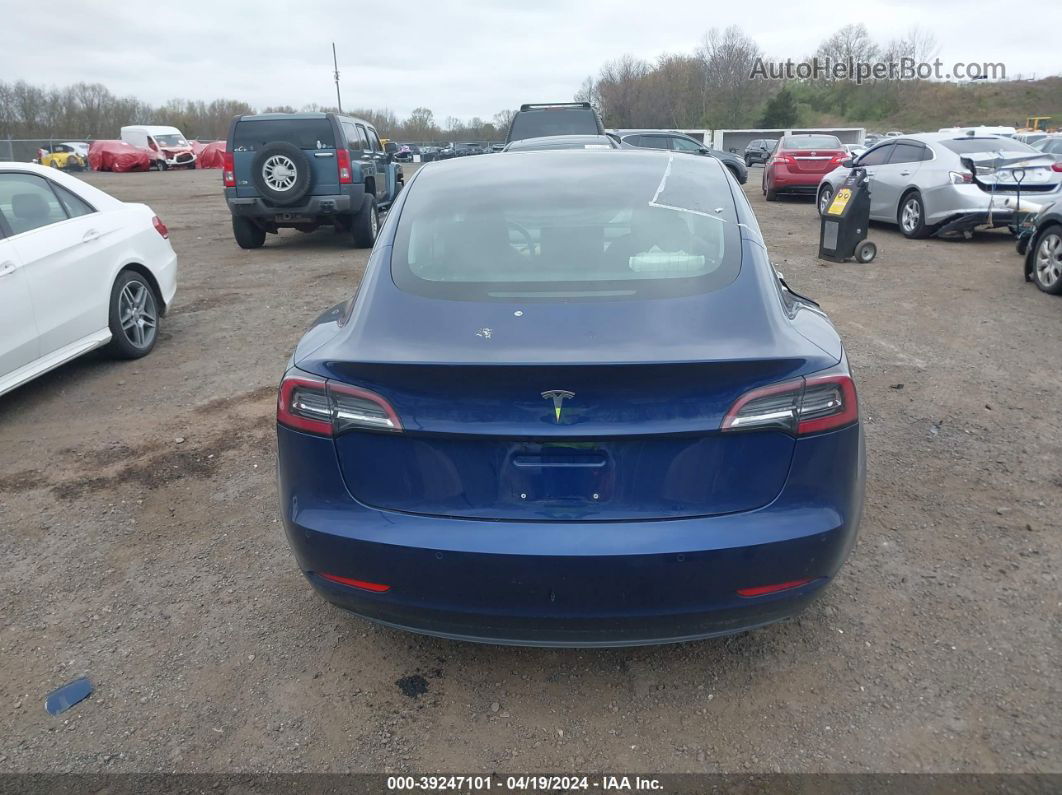 2018 Tesla Model 3 Long Range/mid Range Синий vin: 5YJ3E1EA7JF077893