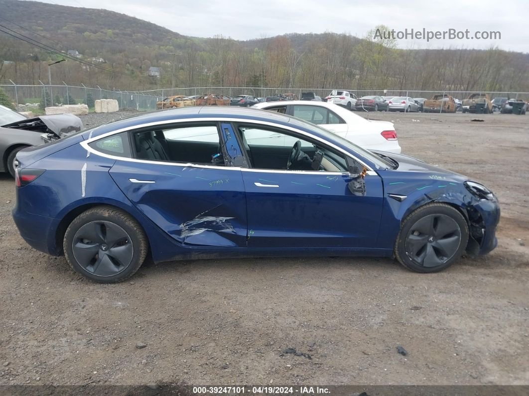 2018 Tesla Model 3 Long Range/mid Range Синий vin: 5YJ3E1EA7JF077893