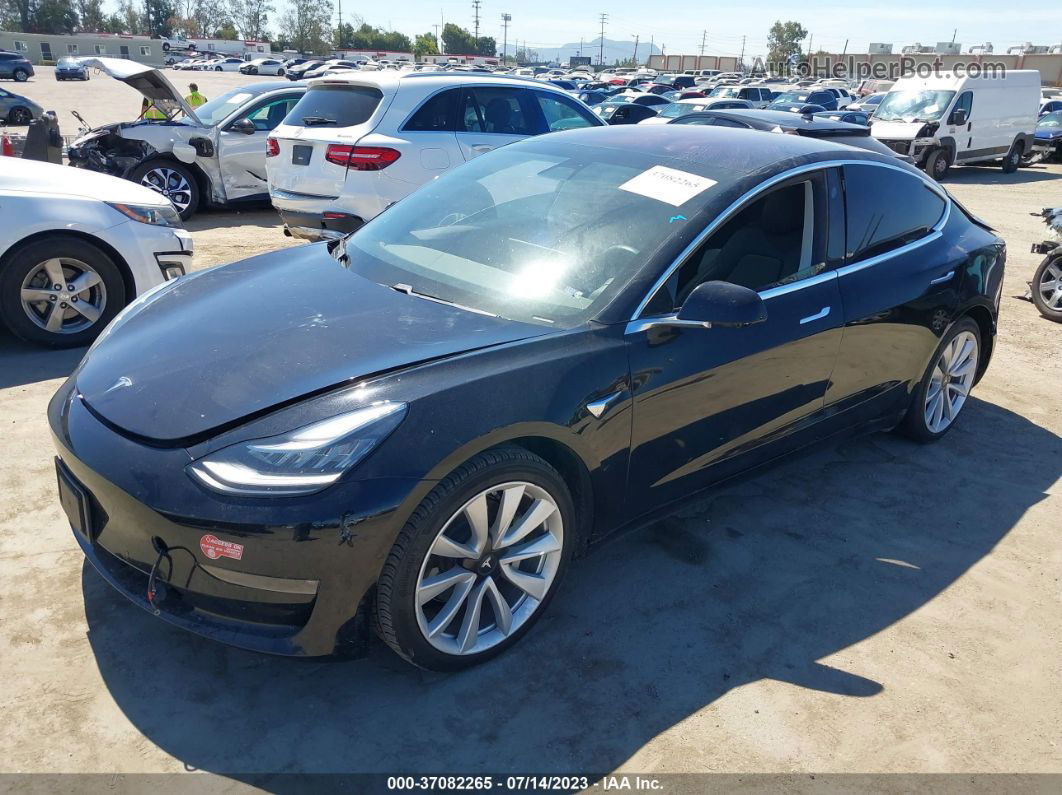 2018 Tesla Model 3 Range Battery Black vin: 5YJ3E1EA7JF078574