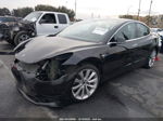 2018 Tesla Model 3 Long Range/mid Range Black vin: 5YJ3E1EA7JF092751